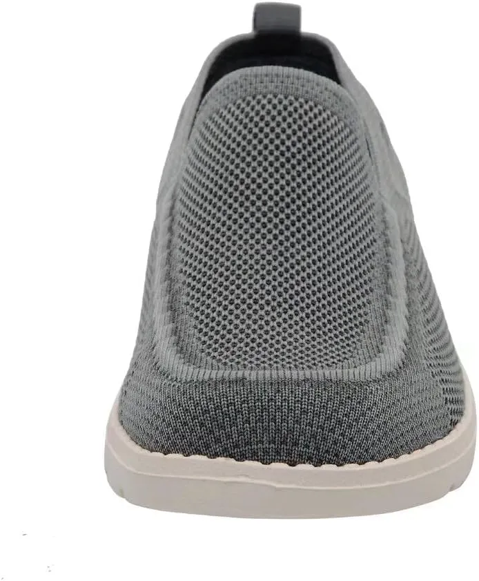 1TAZERO Men Wide Width Slip On Shoes Loafer with Arch Support Insoles Men Casual Shoes for Plantar Fasciiti with Arch Support