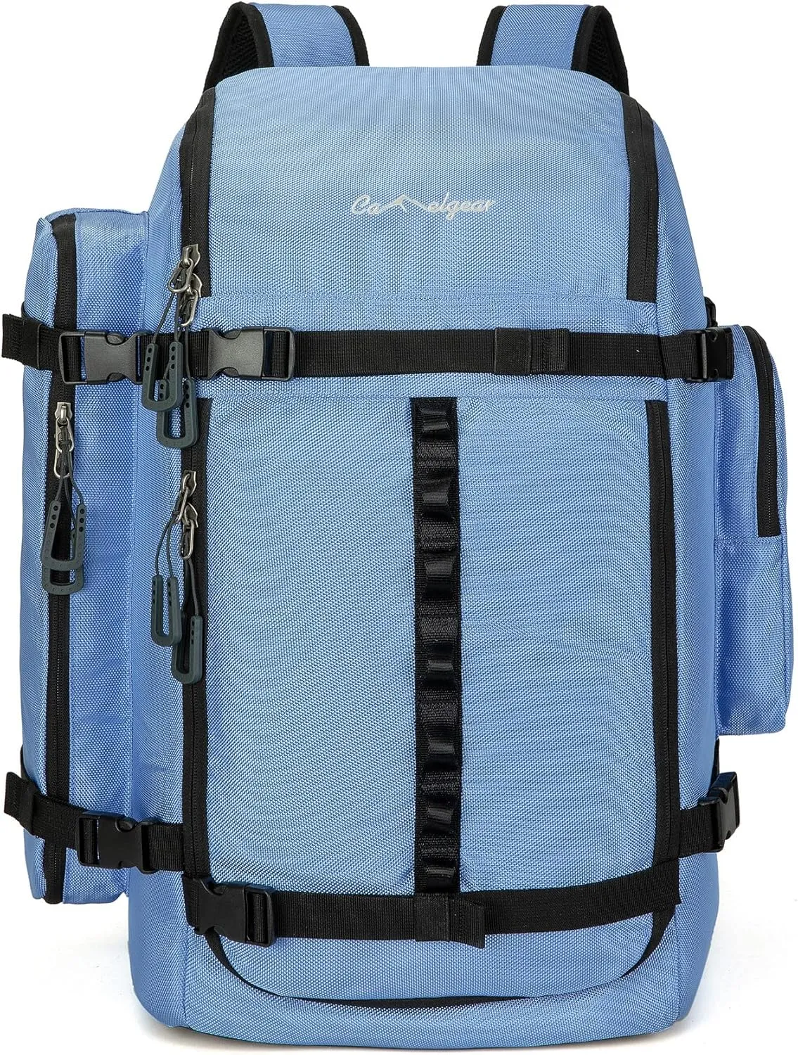 65L Ski Boot Bag,Large Duffle Travel Bag,1680D Nylon Waterproof Padded Ski Boot Bag Backpack For Women Men Kids