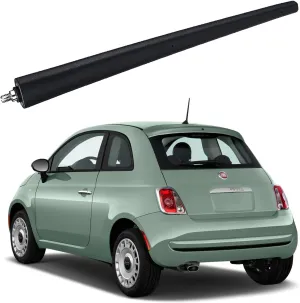 8 Inch Flat Antenna for Fiat 500 (2012-2019), Fiat 500 Antenna, Fiat Abarth 500 Antenna, Fiat 500 2012 2013 2014 2015 2016 2017 2018 2019 Antenna Mast, Black