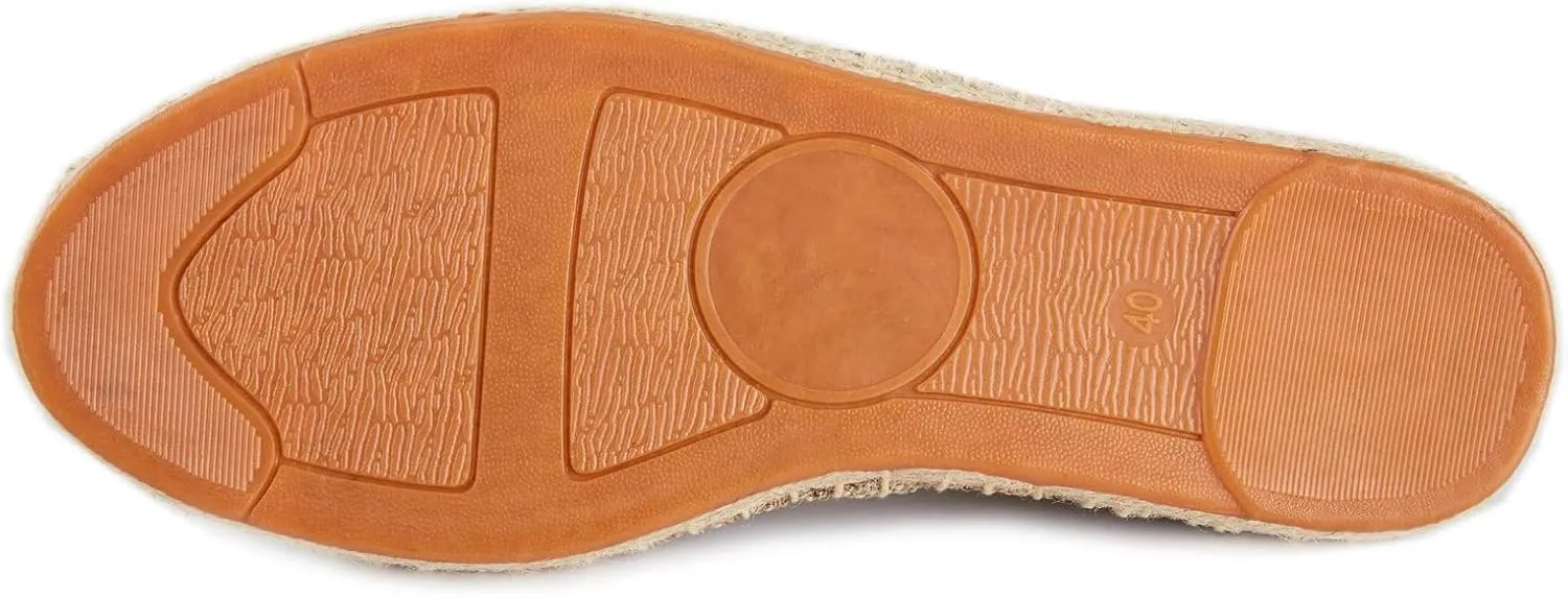Alexis Leroy Men's Fashion Casual Canvas Slip on Flat Espadrilles
