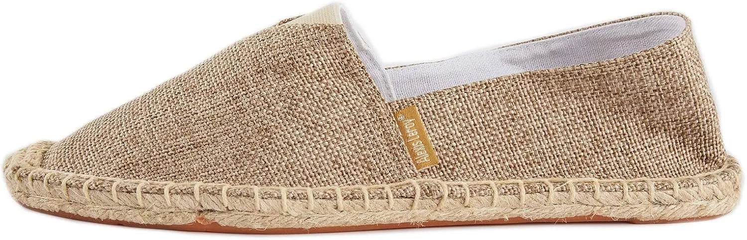 Alexis Leroy Men's Fashion Casual Canvas Slip on Flat Espadrilles