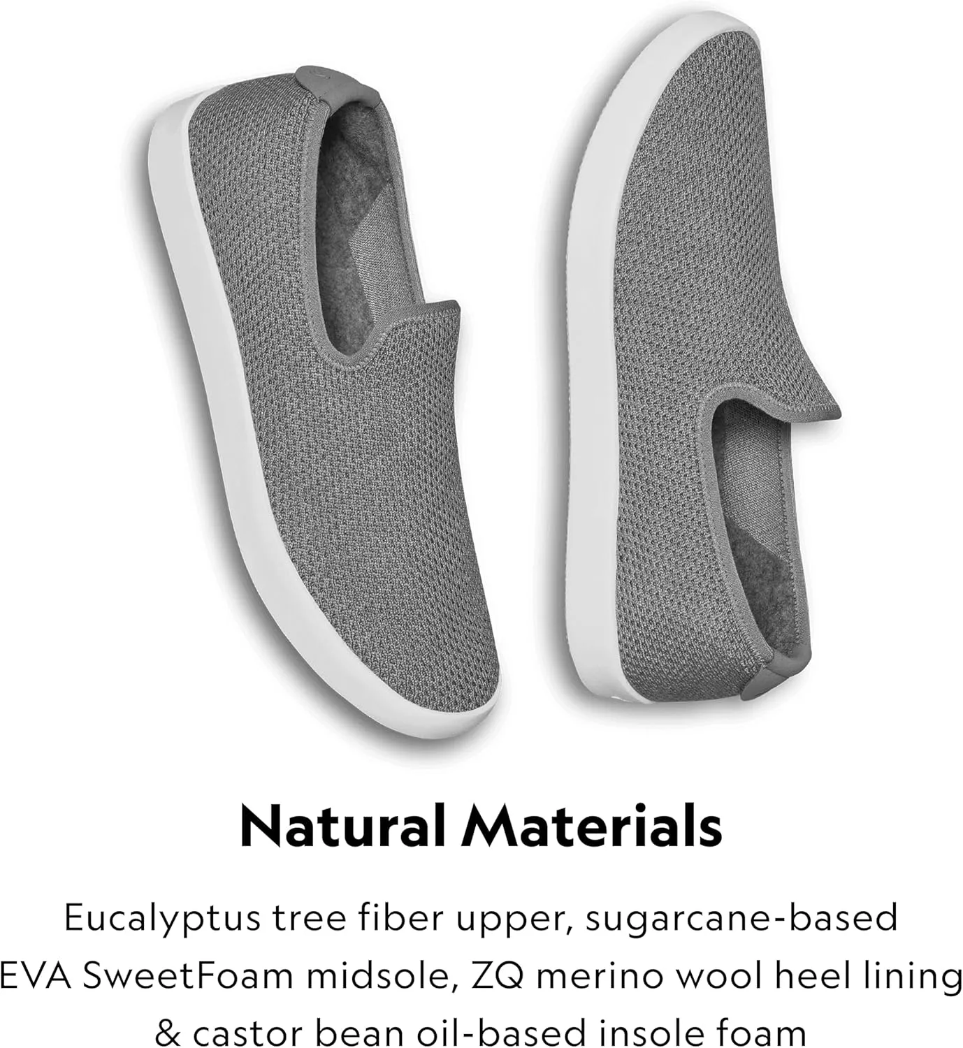 Allbirds Women’s Tree Loungers Everyday Slip-On Sneakers, Machine Washable Shoe Made with Natural Materials