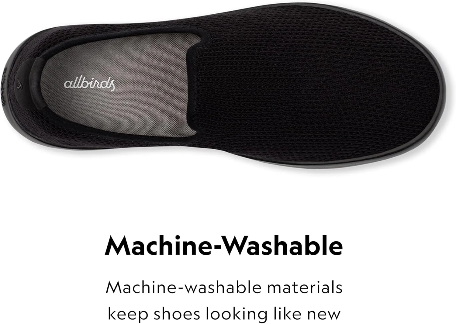 Allbirds Women’s Tree Loungers Everyday Slip-On Sneakers, Machine Washable Shoe Made with Natural Materials