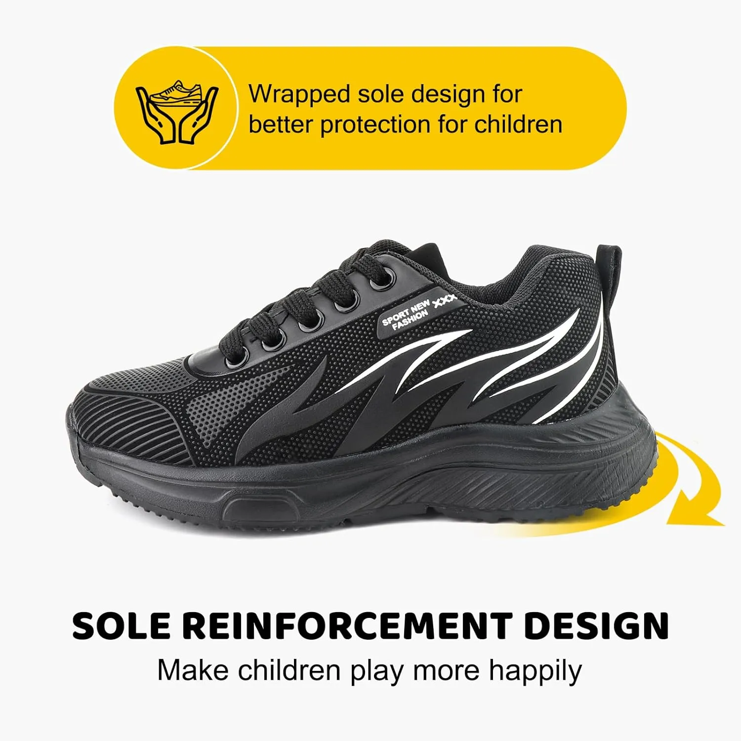 Boys Girls Sneaker for Toddler/Little Kid Tennis Shoes Lightweight Breathable Anti-Slip Running Shoes