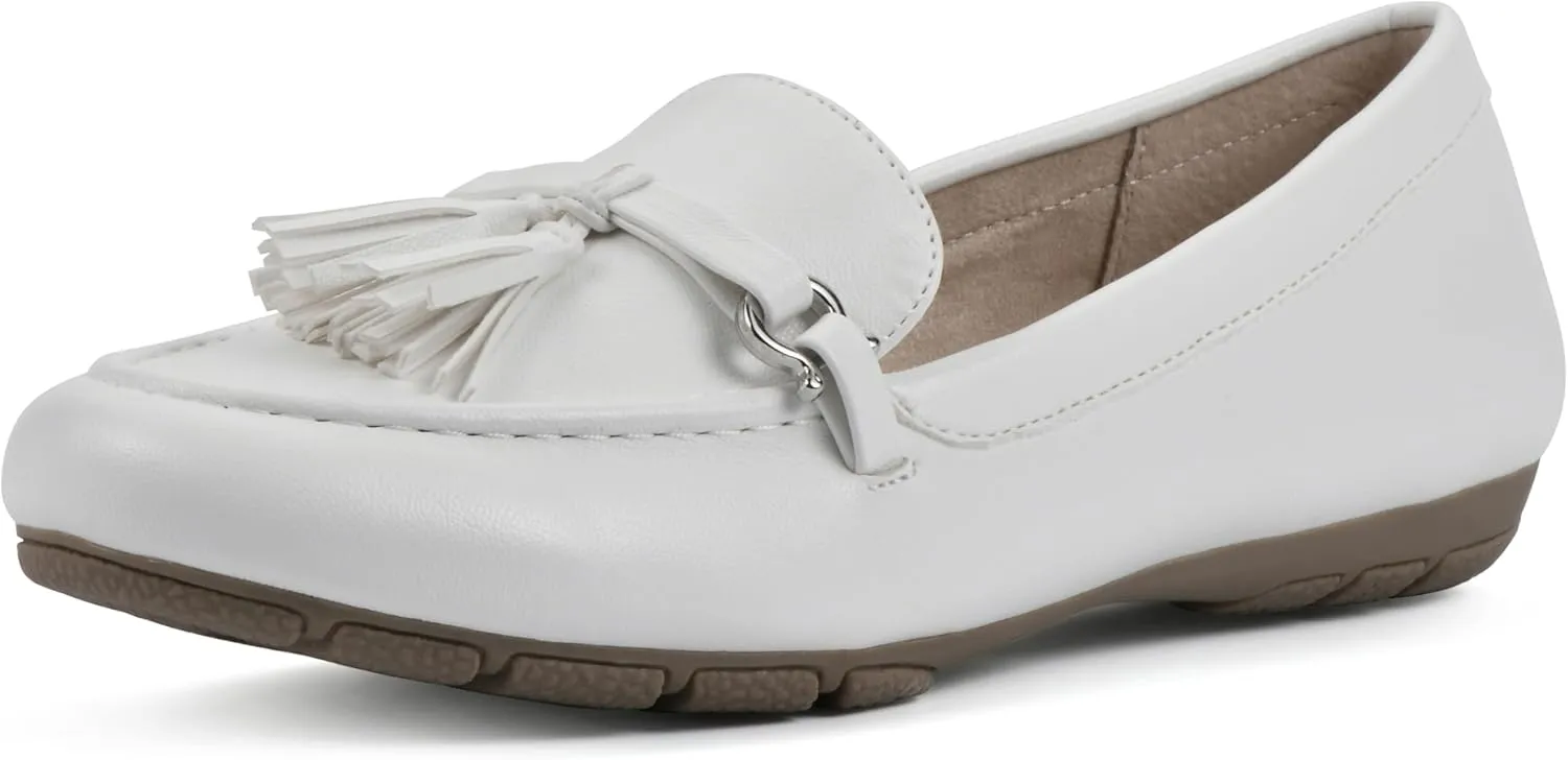 CLIFFS BY WHITE MOUNTAIN Women's Gush Cushioned Driving Moccasin Loafer Flat
