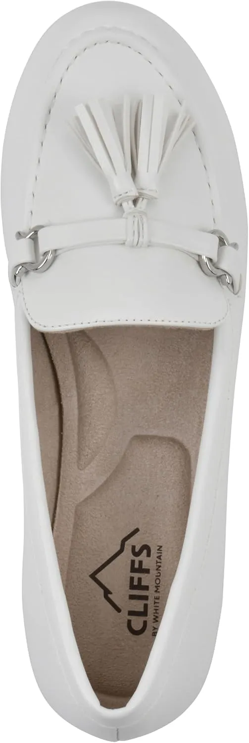 CLIFFS BY WHITE MOUNTAIN Women's Gush Cushioned Driving Moccasin Loafer Flat