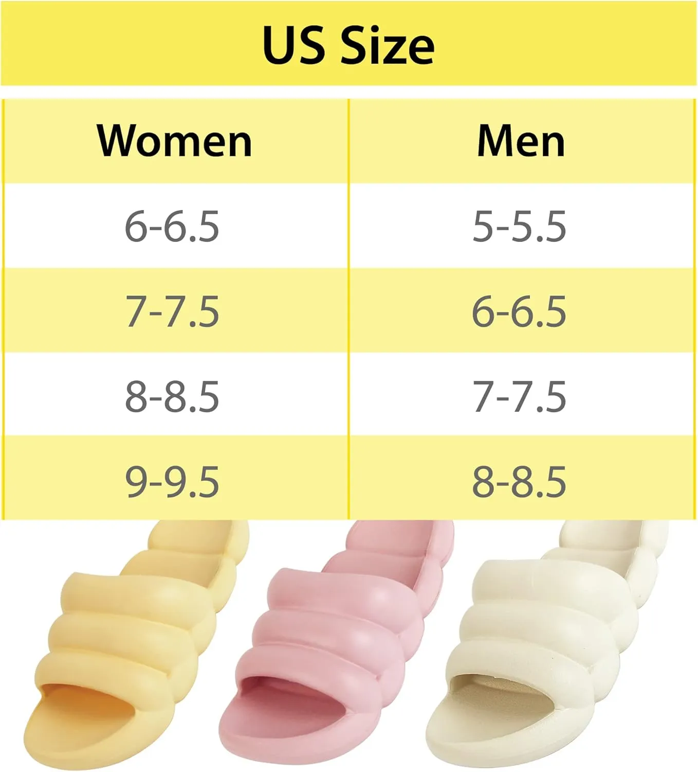 Cloud Rubber Slides | Slippers for Women | Daily Slides | Cozy Pillow Cushion Slippers | Comfort Lightweight Modern | Home Office Lounge Slipper | Non-slip Shower Slides | Outdoor Fashionable Sandals