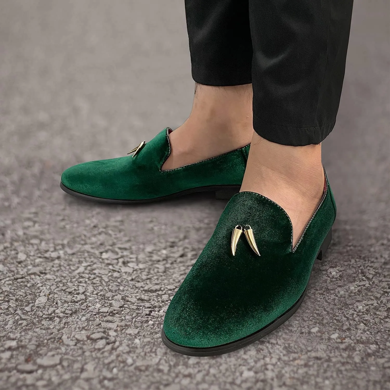 CMM Men's Luxury Penny Slip-On Loafer Party Dancing Shoes