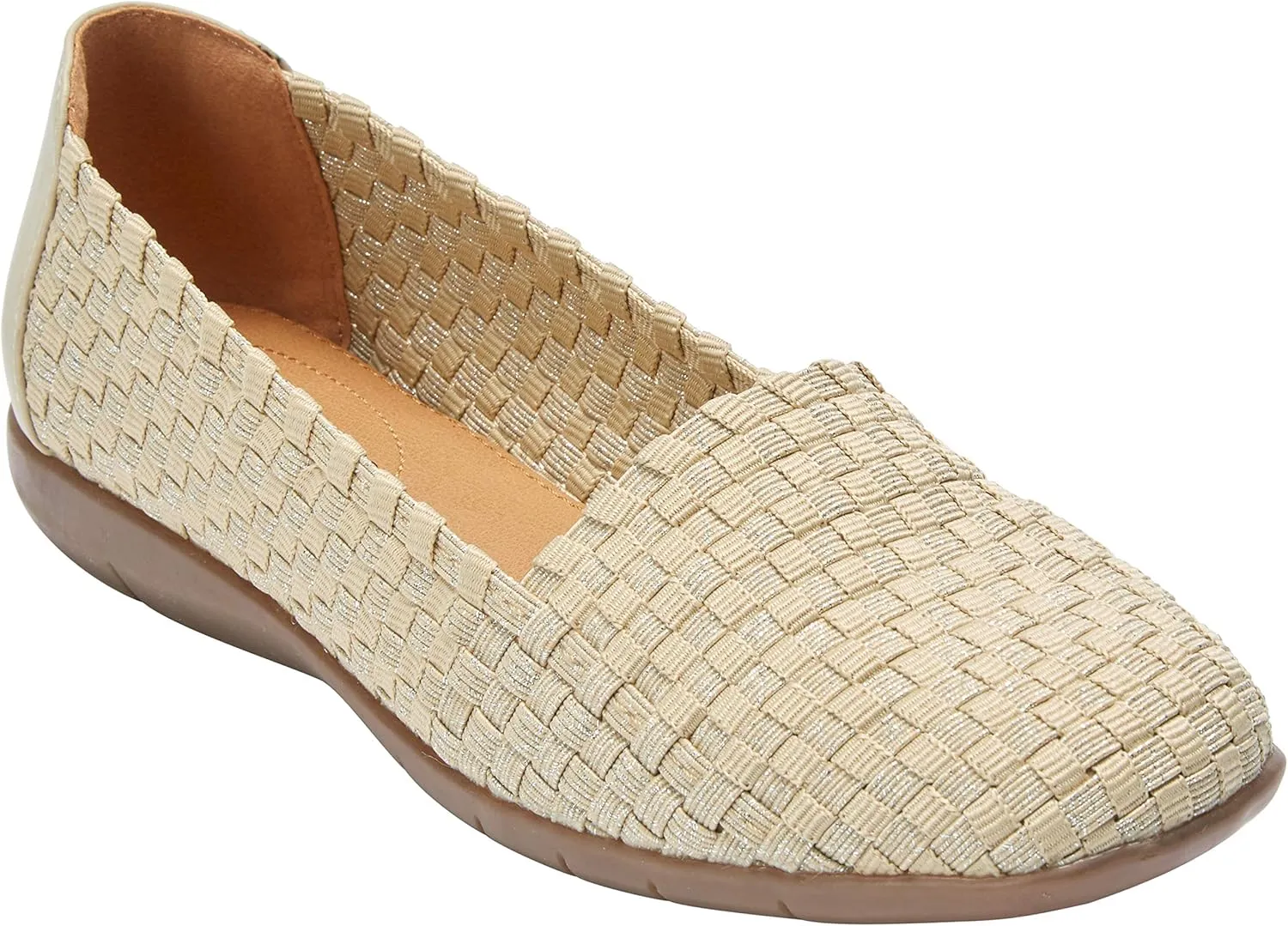 Comfortview Women's The Bethany Slip On Flat (Wide Widths Available)