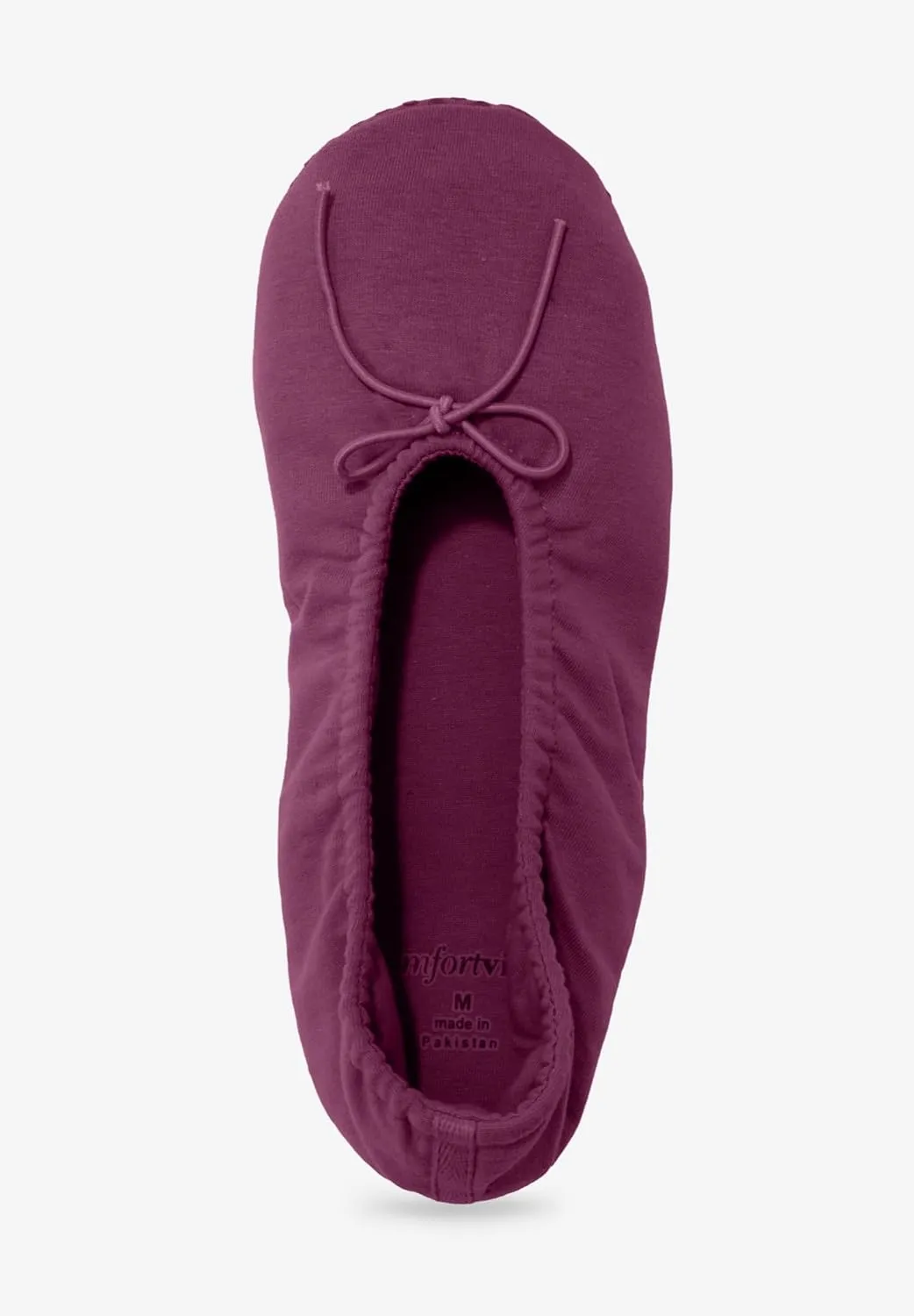 Comfortview Women's Wide Width The Ana Ballerina Slipper