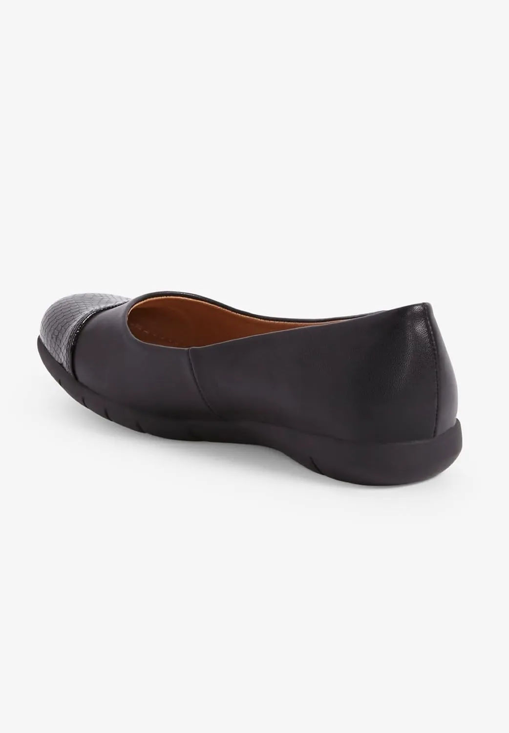 Comfortview Women's Wide Width The Fay Flat