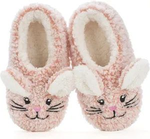 Cute Animal House Slippers, Warm Fuzzy Slipper Socks with Grippers Non Slip, Cozy Funny Gifts