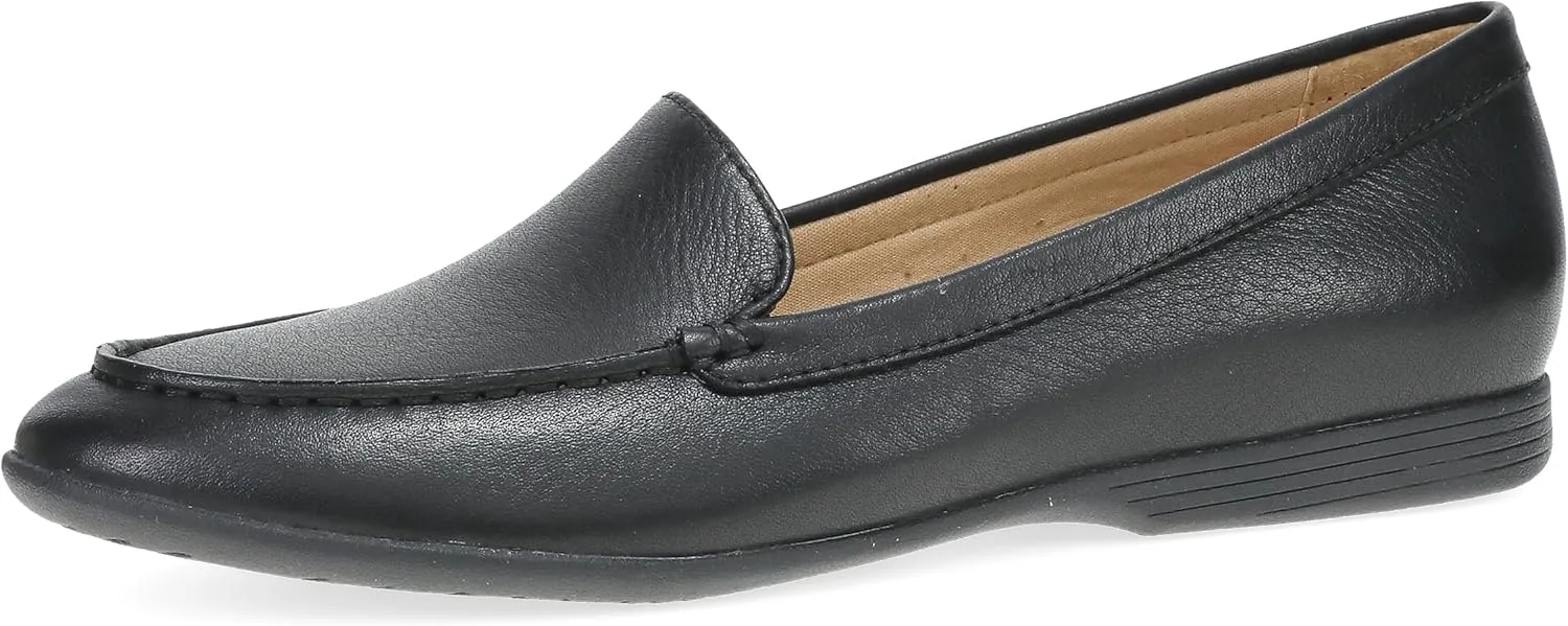 Dansko Lorri Slip-On Loafers for Women - Comfortable Flat Shoes with Arch Support - Versatile Casual to Dressy Footwear - Lightweight Rubber Outsole
