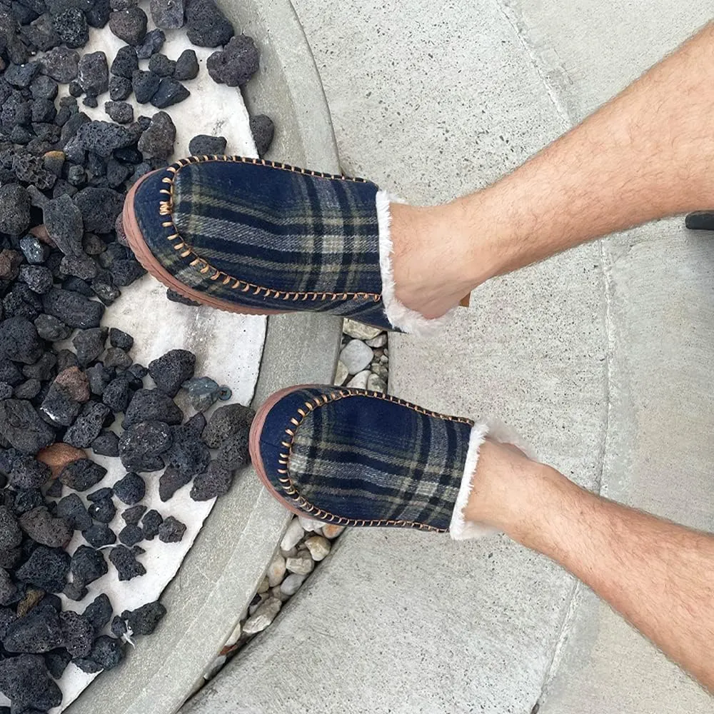Dearfoams Men's Alpine Bern Clog Slipper