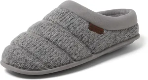 Dearfoams Men's Breathable Memory Foam Asher Clog House Shoe Slipper