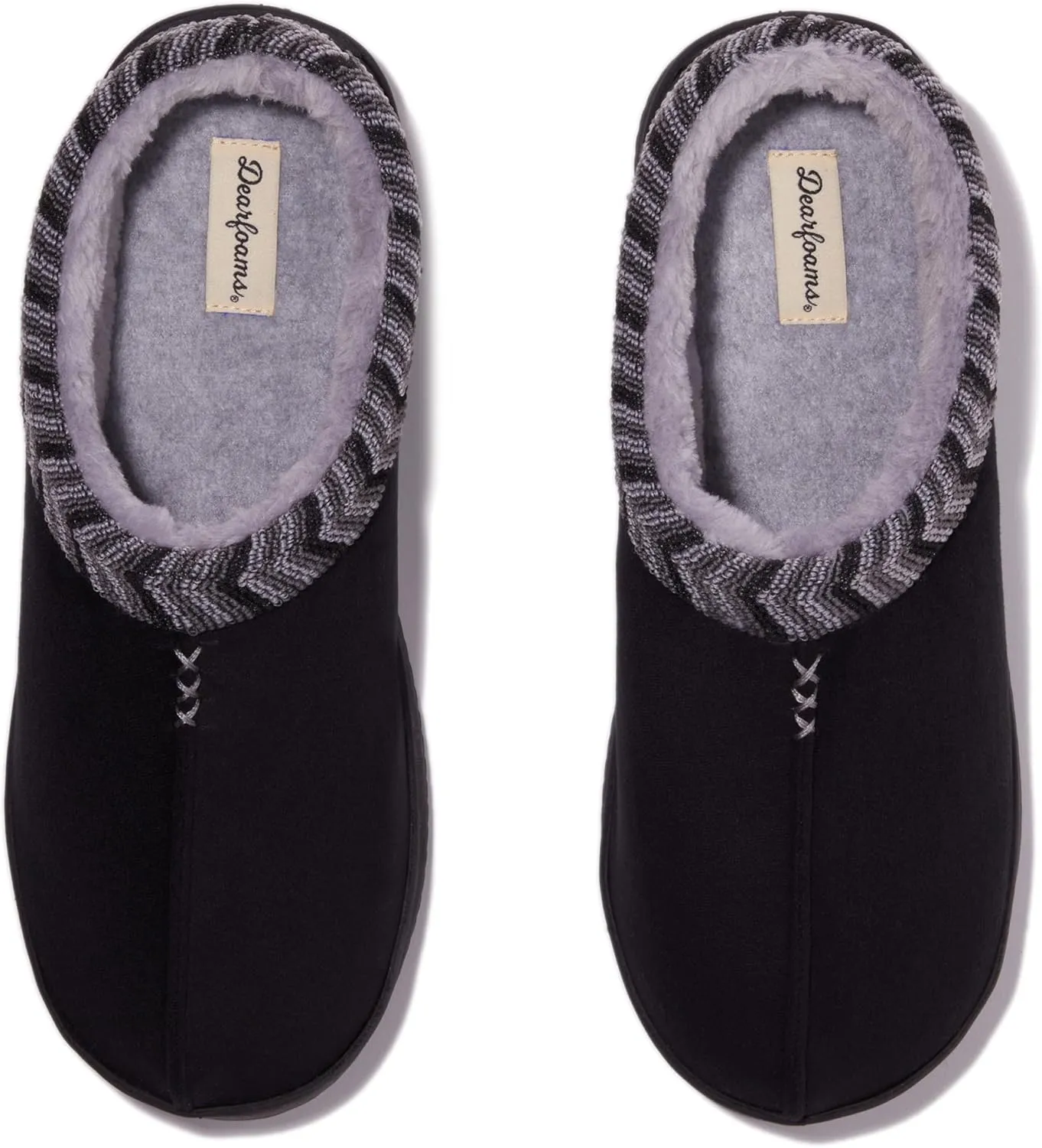 Dearfoams Men's Indoor/Outdoor Warner Memory Foam Comfort Clog Slipper