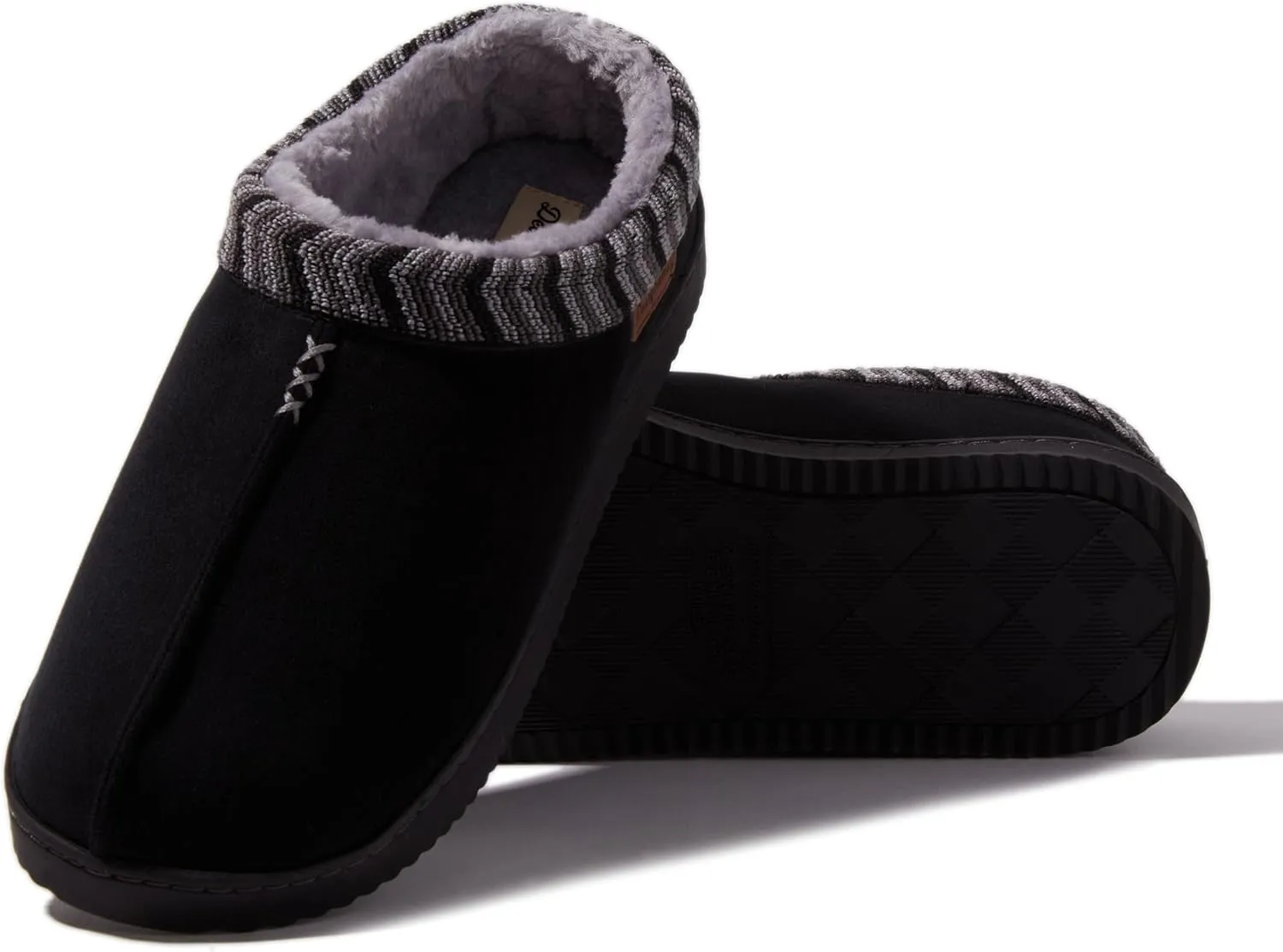Dearfoams Men's Indoor/Outdoor Warner Memory Foam Comfort Clog Slipper