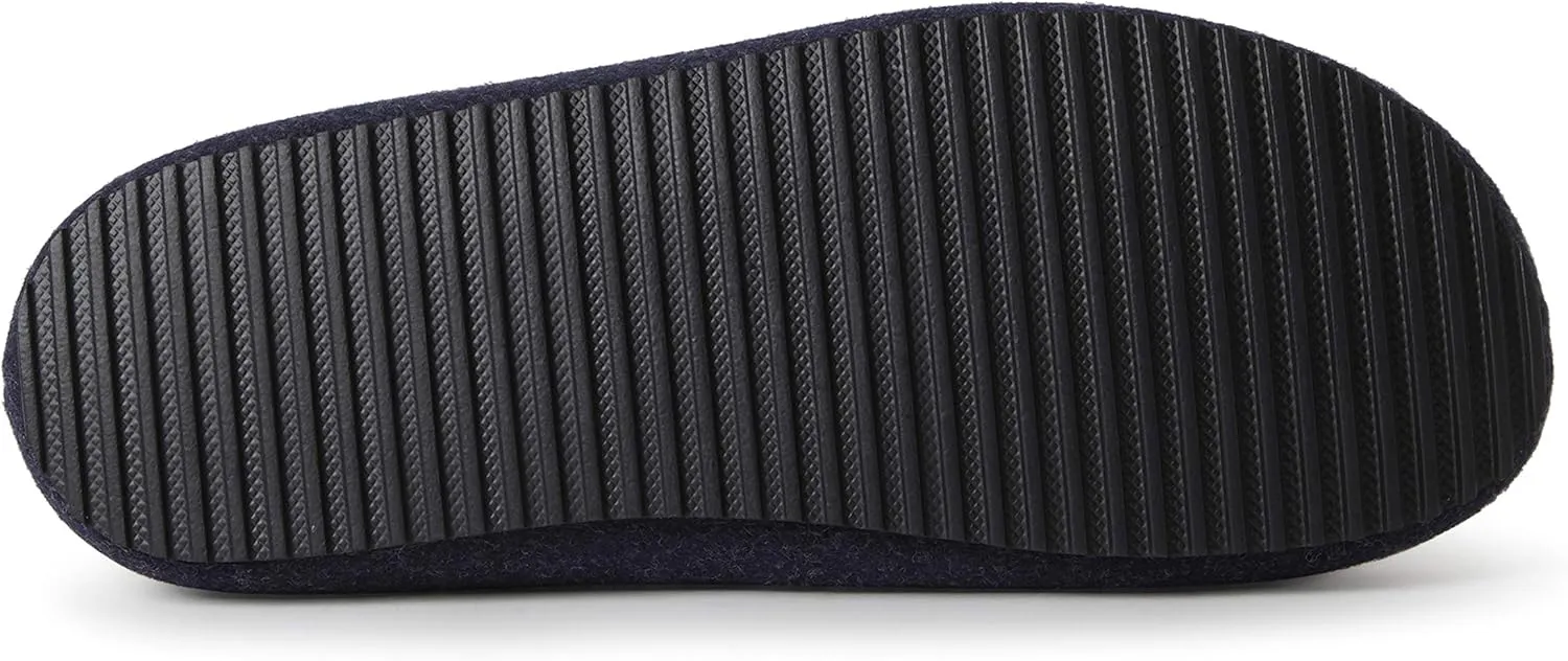Dearfoams Men's Microwool Clog with Molded Footbed Slipper