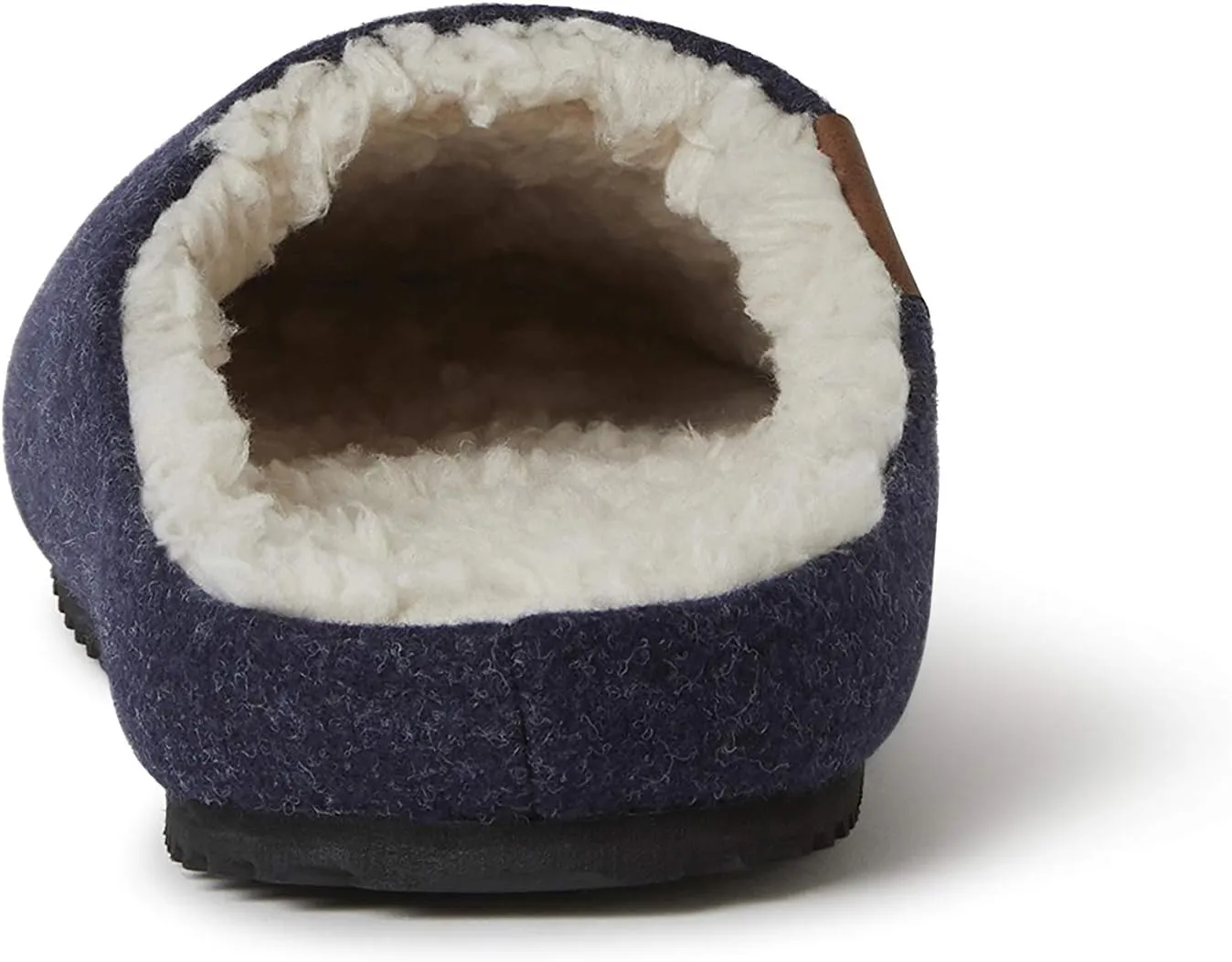 Dearfoams Men's Microwool Clog with Molded Footbed Slipper