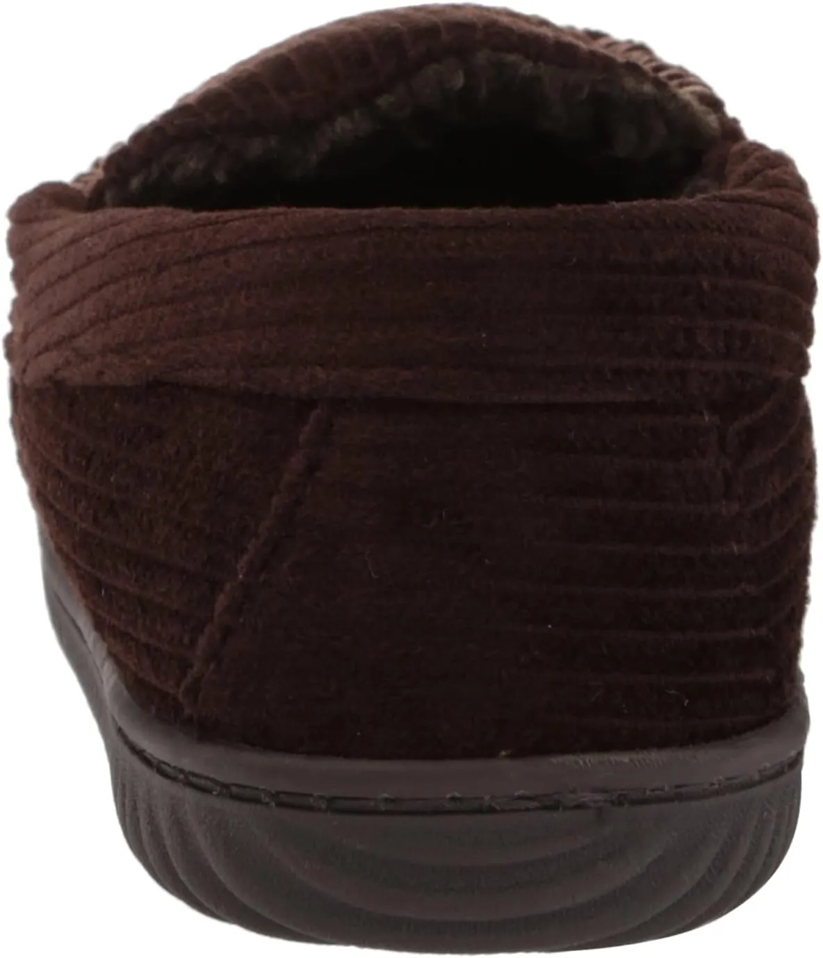 Dearfoams Men's Niles Corduroy Moccasin Slipper