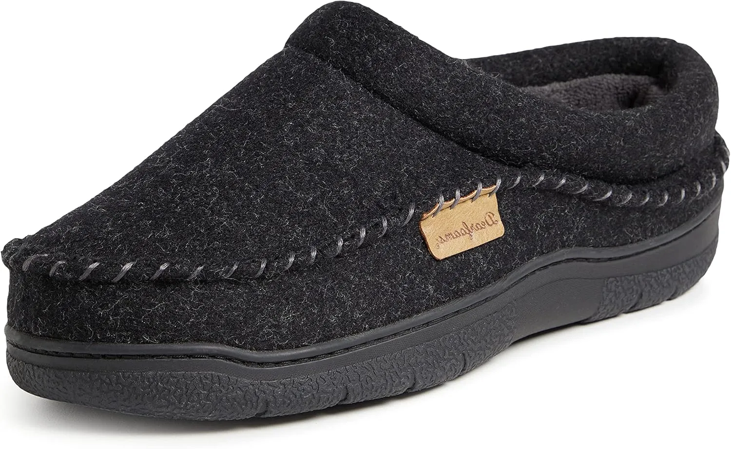 Dearfoams Men's Thompson Memory Foam Indoor/Outdoor Clog Slipper