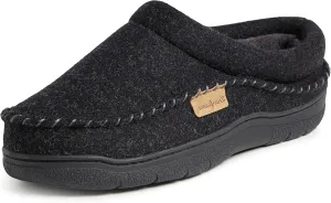 Dearfoams Men's Thompson Memory Foam Indoor/Outdoor Clog Slipper