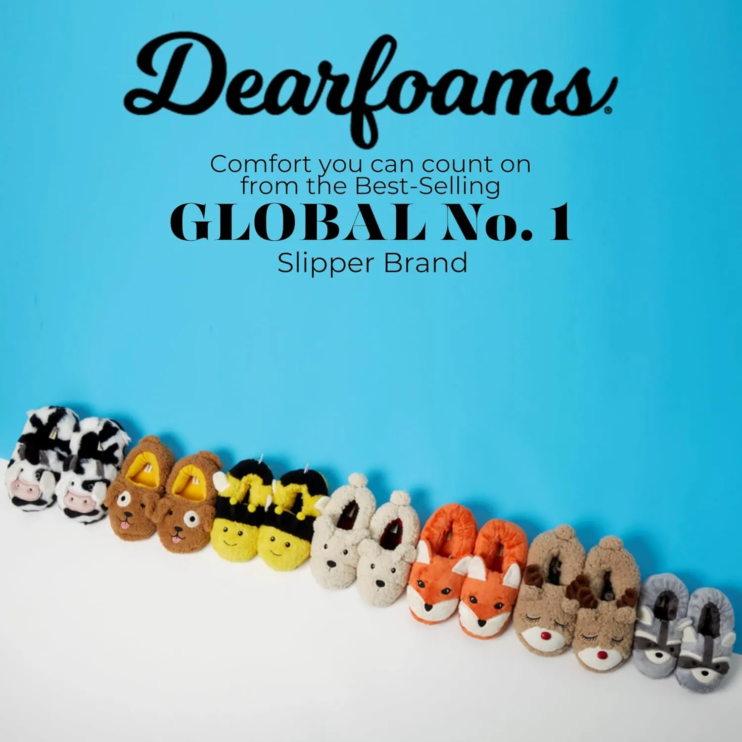 Dearfoams Unisex-Adult Matching Family Holiday Christmas Reindeer & Turkey Scuff Slipper