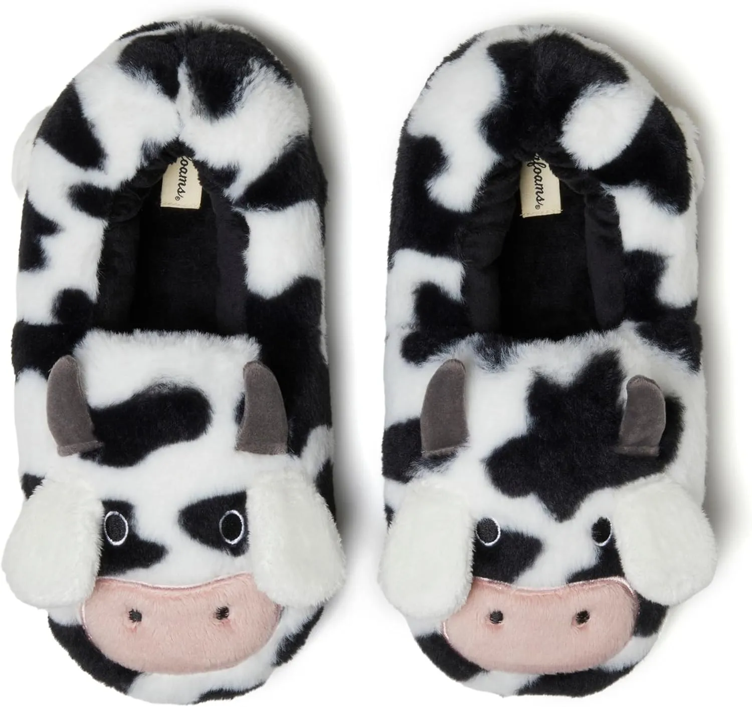 Dearfoams Unisex-Adult Matching Family Holiday Christmas Reindeer & Turkey Scuff Slipper