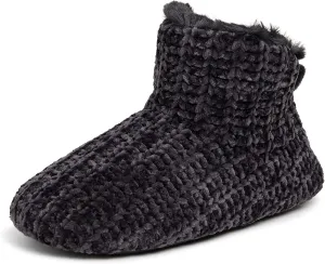 Dearfoams Women's Chenille Bootie Slipper