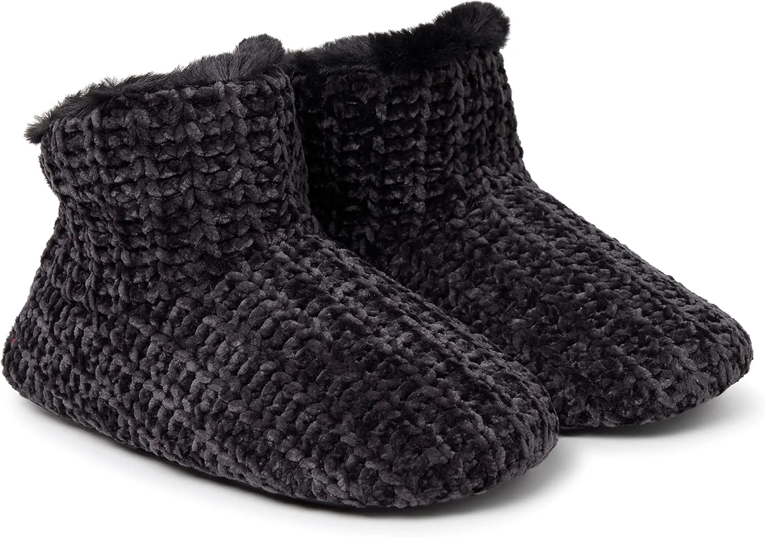 Dearfoams Women's Chenille Bootie Slipper