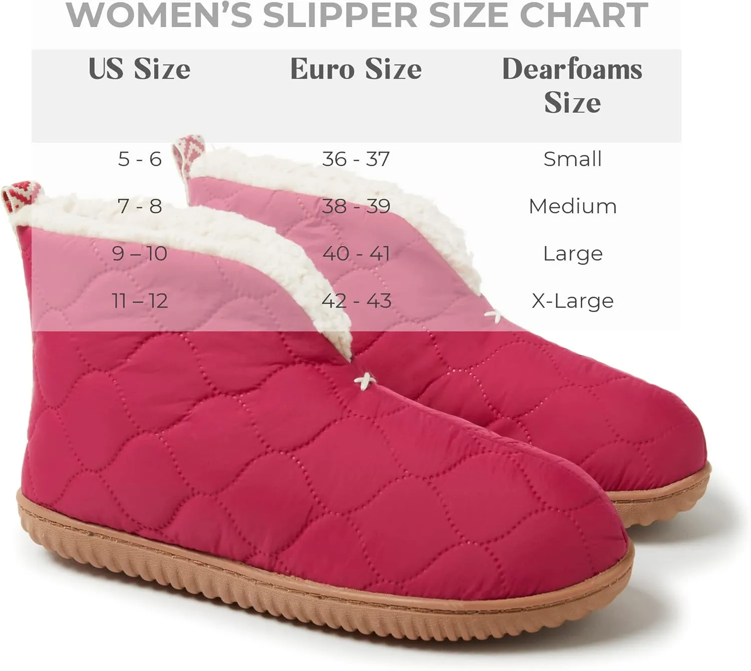 Dearfoams Women's Indoor/Outdoor Warm Up Bootie Slipper