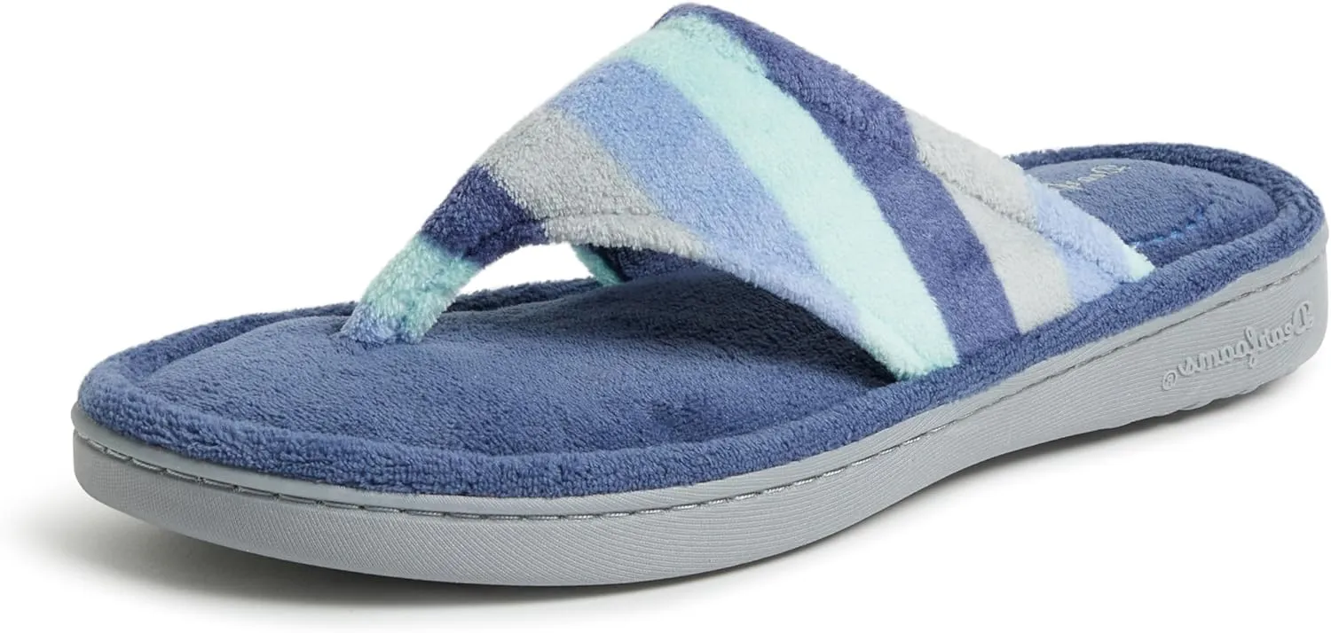 Dearfoams Women's Melanie Terry Thong Slipper