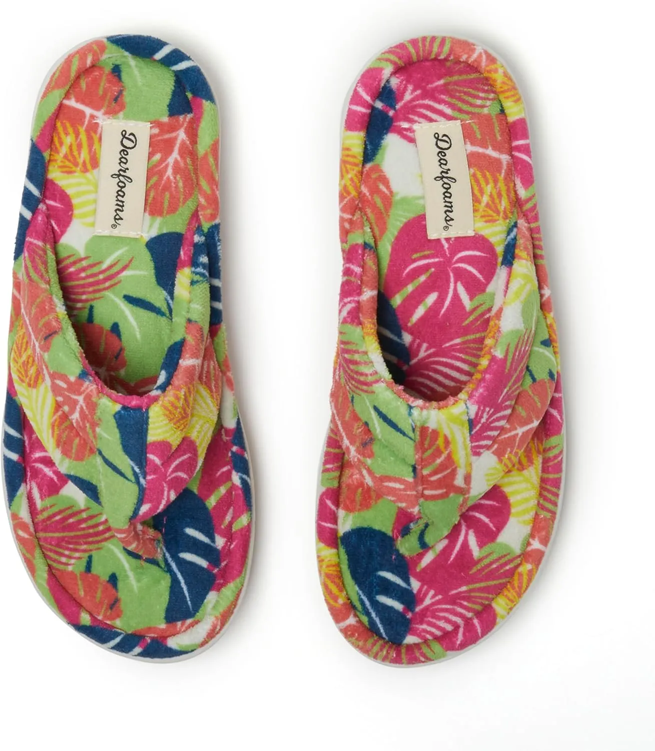 Dearfoams Women's Melanie Terry Thong Slipper
