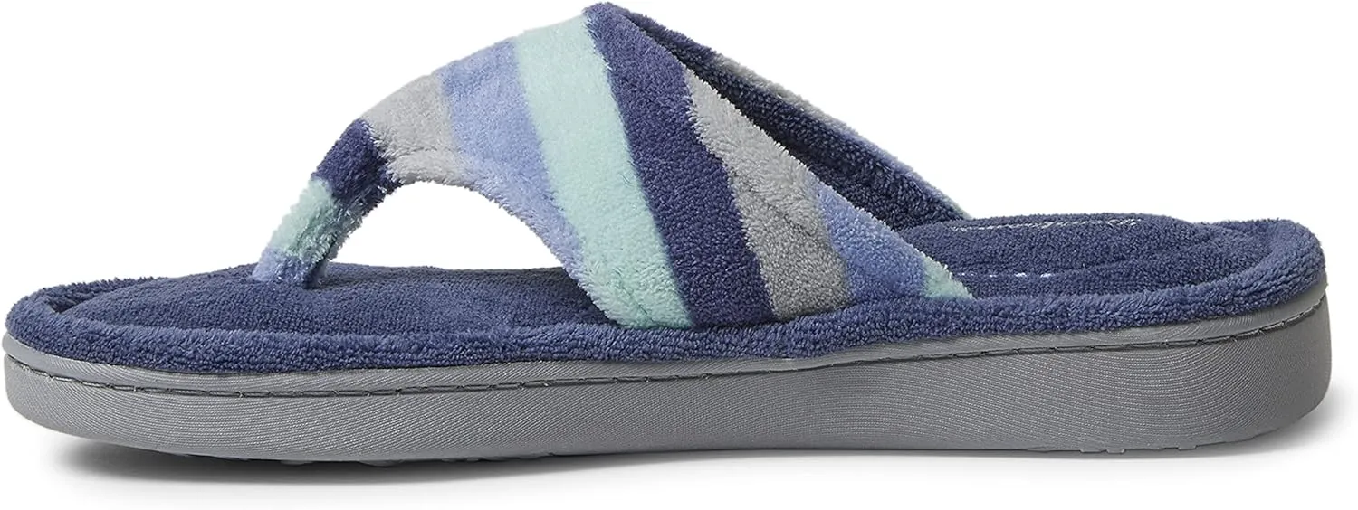 Dearfoams Women's Melanie Terry Thong Slipper