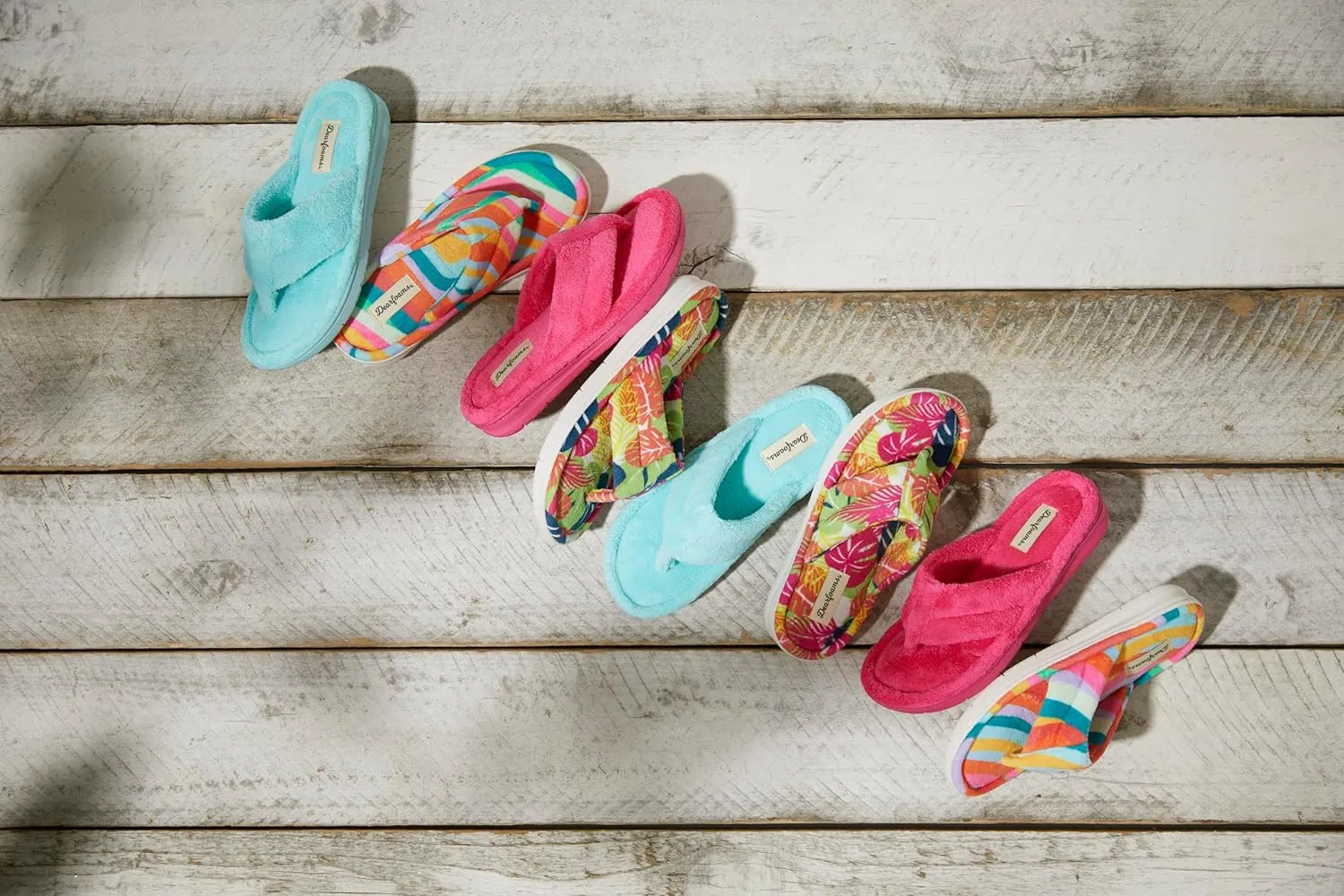 Dearfoams Women's Melanie Terry Thong Slipper