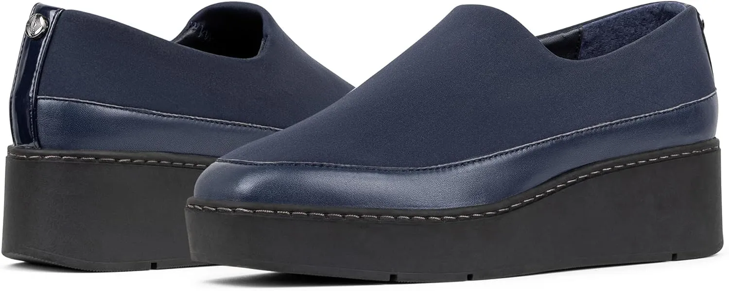 Donald Pliner Women’s Wilson Elastic Loafer, Cushioned Slip-On Loafers, Footwear with Stretch Comfort
