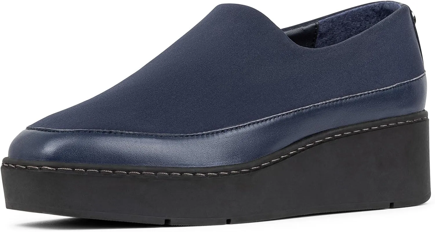 Donald Pliner Women’s Wilson Elastic Loafer, Cushioned Slip-On Loafers, Footwear with Stretch Comfort