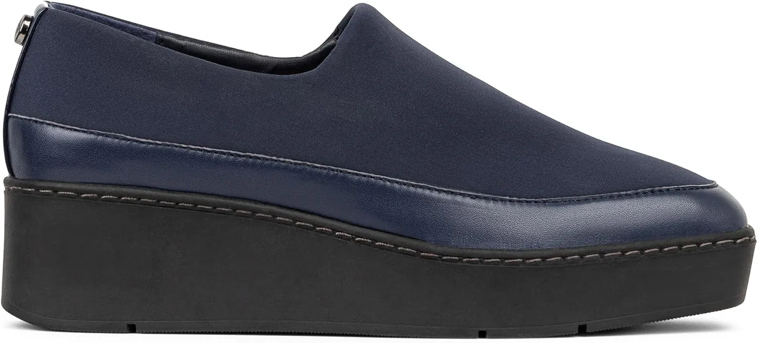 Donald Pliner Women’s Wilson Elastic Loafer, Cushioned Slip-On Loafers, Footwear with Stretch Comfort