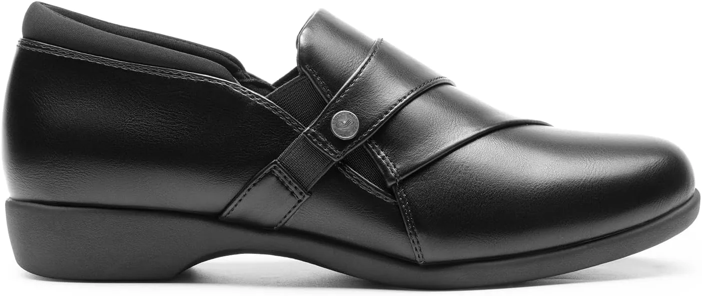 DREAM PAIRS Loafers for Women Slip-on Dressy Comfortable Business Casual Work Office Faux Leather Loafer Shoes with Arch Support