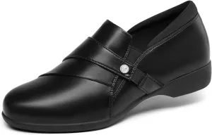 DREAM PAIRS Loafers for Women Slip-on Dressy Comfortable Business Casual Work Office Faux Leather Loafer Shoes with Arch Support