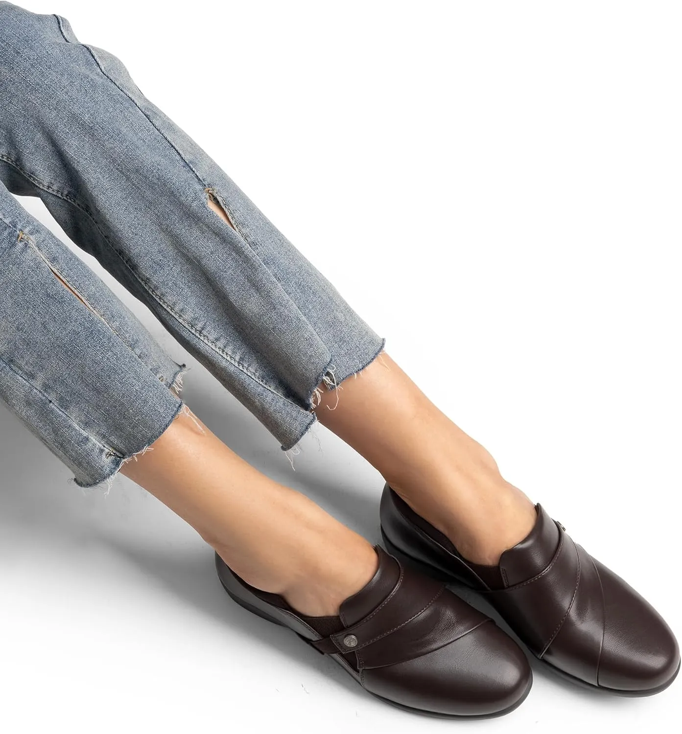 DREAM PAIRS Loafers for Women Slip-on Dressy Comfortable Business Casual Work Office Faux Leather Loafer Shoes with Arch Support