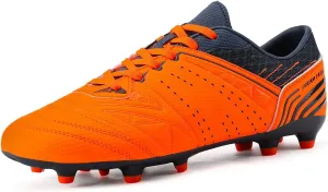 DREAM PAIRS Mens Sport Flexible Athletic Lace Up Light Weight Outdoor Cleats Football Soccer Shoes