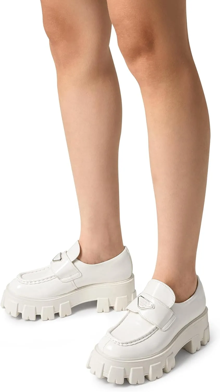 DREAM PAIRS Women's Chunky Loafers Platform Comfortable Slip-On Dressy Business Casual Fashion Outfit Loafer Shoes