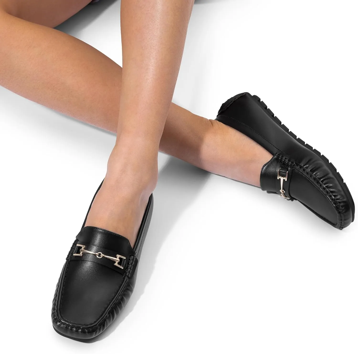 DREAM PAIRS Womens Loafers Flats Shoes Slip On Flexible Driving Moccasins Fashion Comfort Casual Shoes Work Walking Penny Loafers