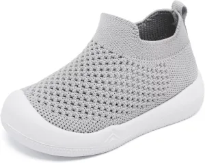 Eashi Baby Boy Girl Non-Skid Indoor Infant Walking Shoes Breathable Warm Elastic Sock Shoes with Memory Sole Protect Toes Outdoor Sneakers