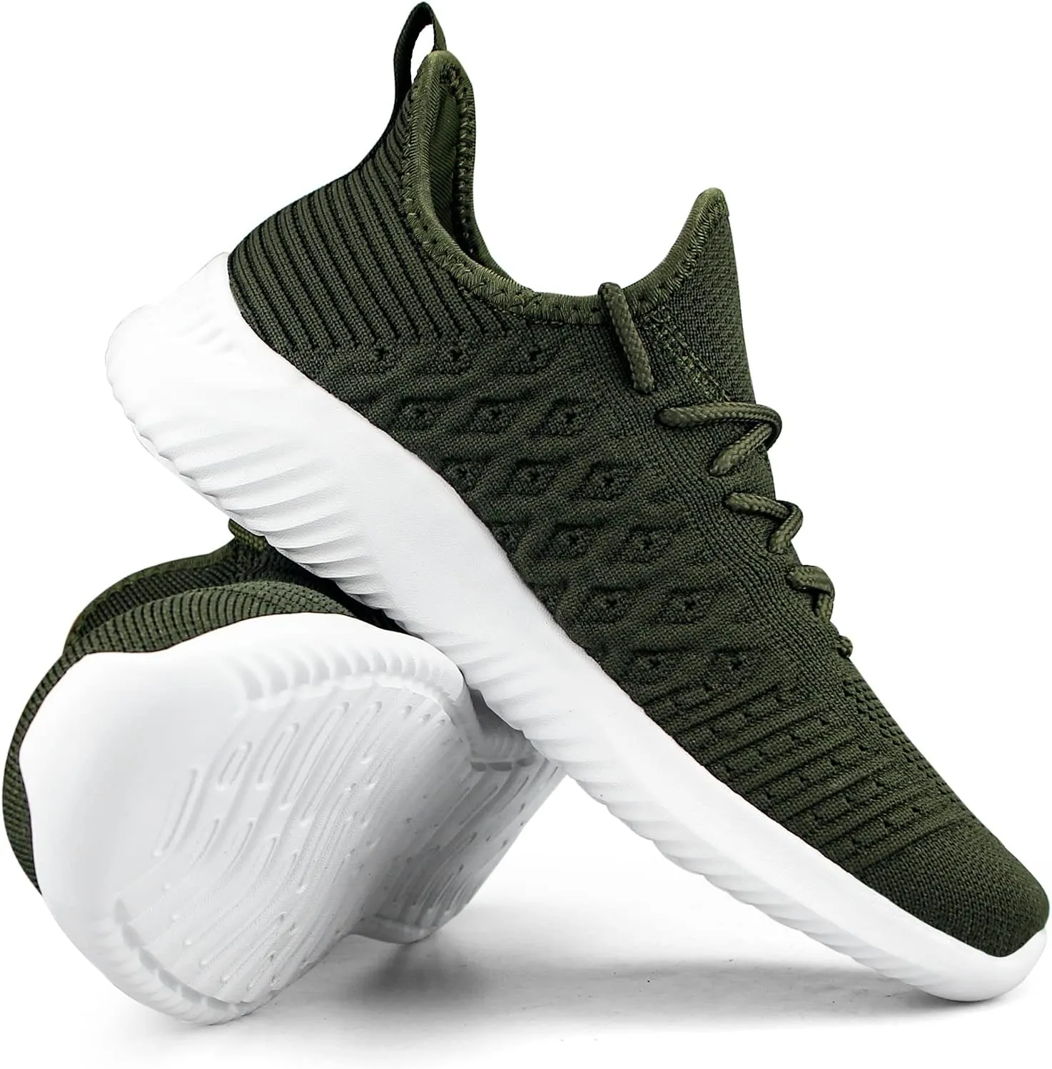 Feethit Womens Slip On Walking Shoes Non Slip Running Shoes Breathable Workout Shoes Lightweight Gym Sneakers