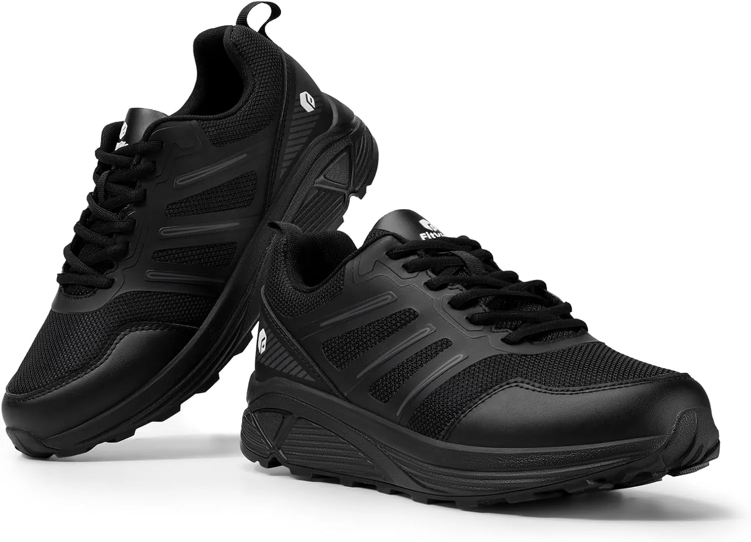 FitVille Extra Wide Mens Running Shoes Orthopedic Sneakers for Plantar Fasciitis Lightweight Men's Trail Running Shoes for Diabetic Men Wide Toe Box Shoes for Flat Feet Heel Pain Relief