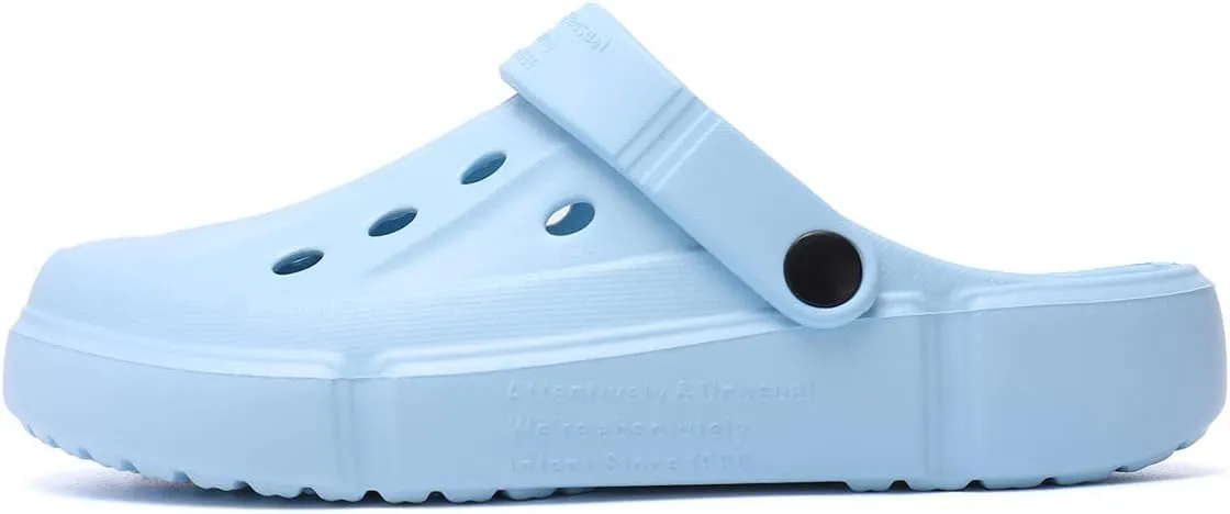 FZUU Mens Women Breathable Garden Clogs Comfortable Slip On Beach Sandals Lightweight Slippers Water Shoes