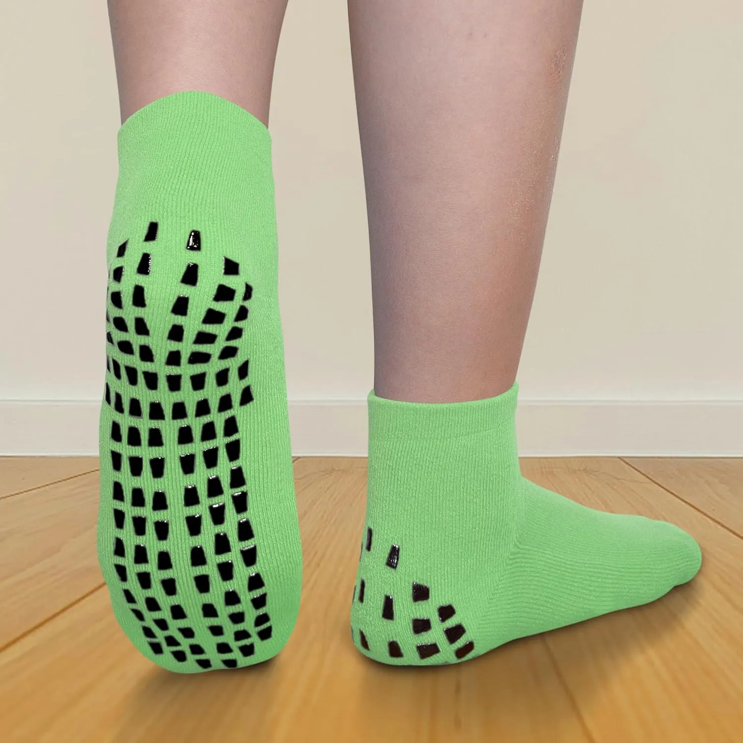 Grip Non Slip Socks For Kids(4-16 Years Old), Cushioned Sport Athletic Slipper Hospital Socks For Youth Boys & Girls