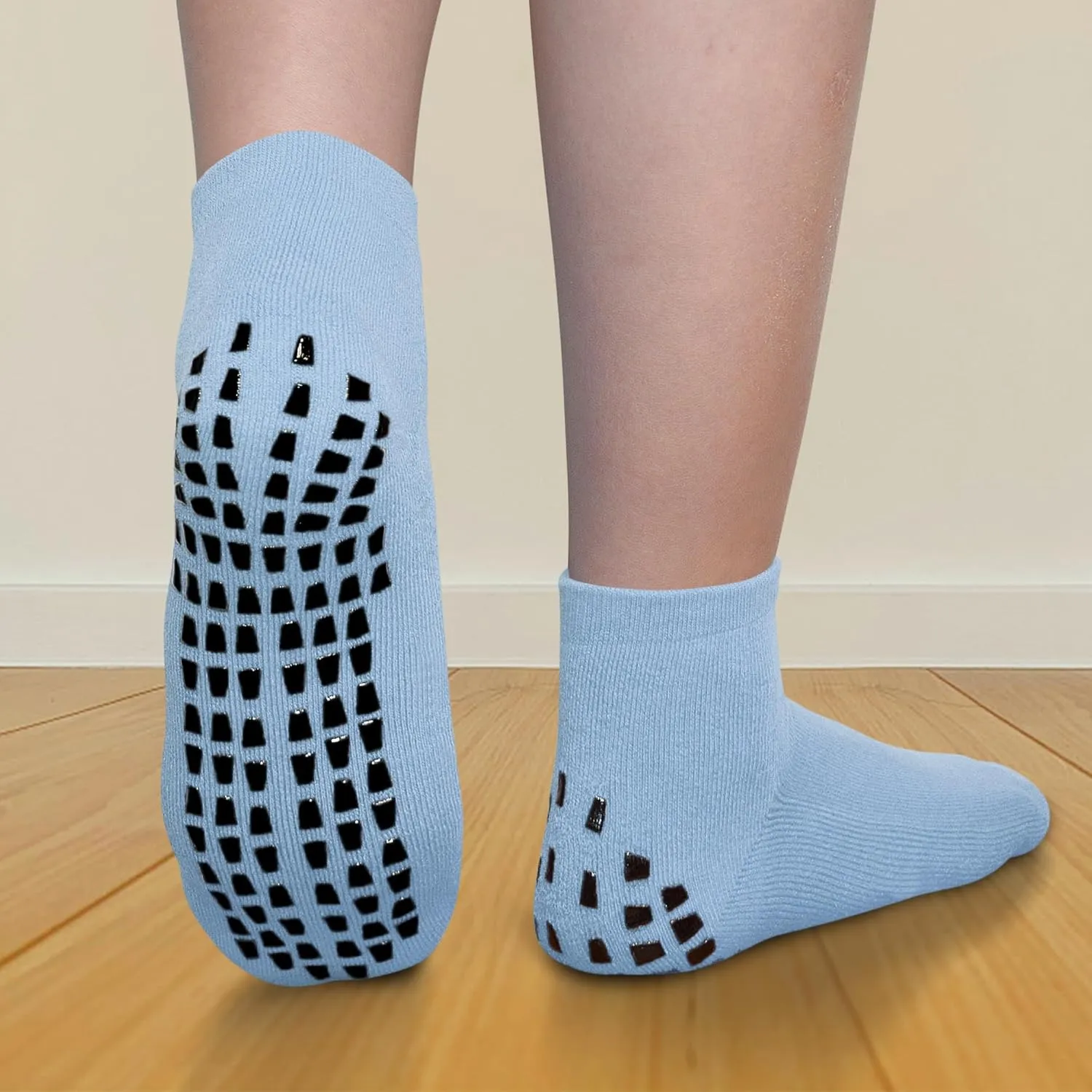 Grip Non Slip Socks For Kids(4-16 Years Old), Cushioned Sport Athletic Slipper Hospital Socks For Youth Boys & Girls